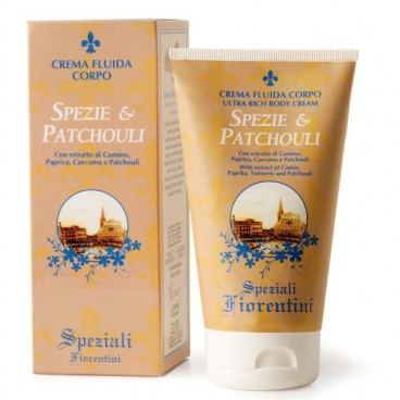 spezie patchouli - crema fluida 150 ml. derbe speziali fiorentini